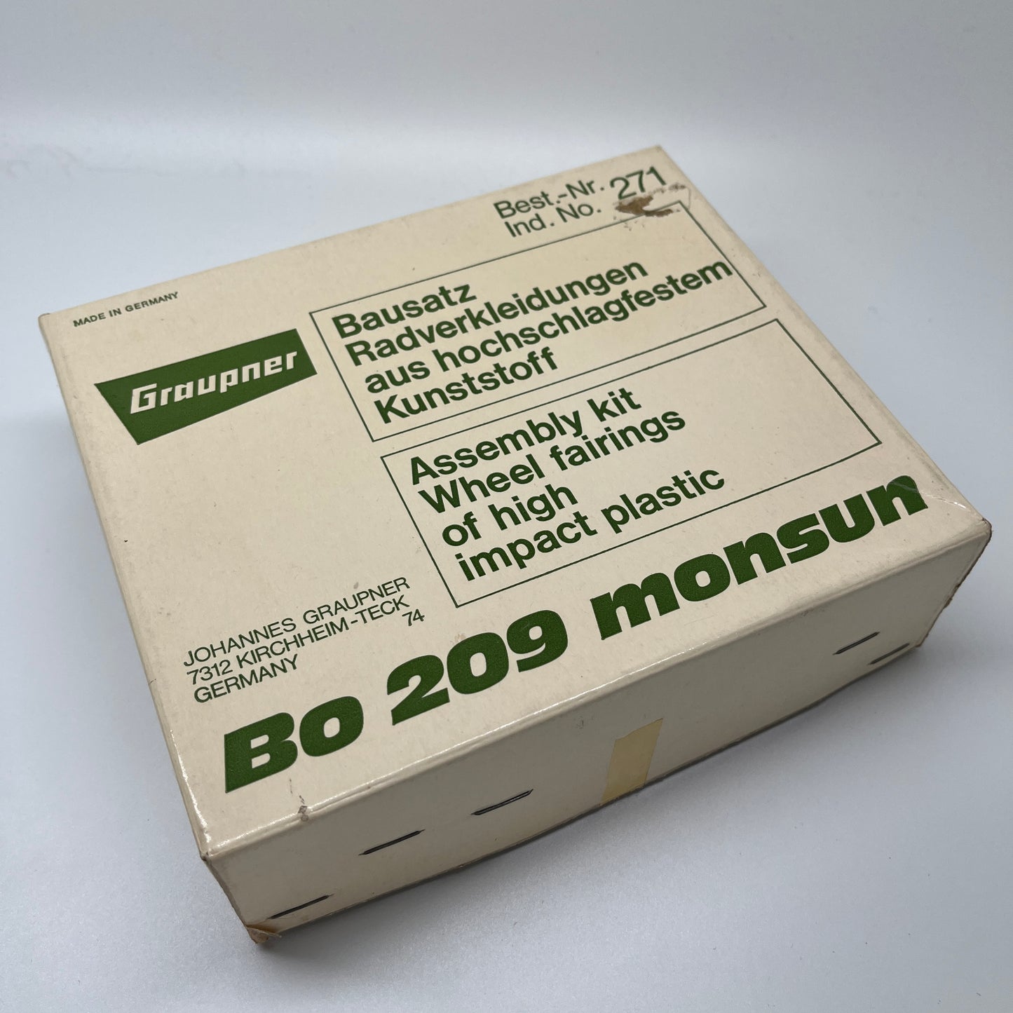 Graupner Bo 209 monsun Radverkleidungs-Bausatz