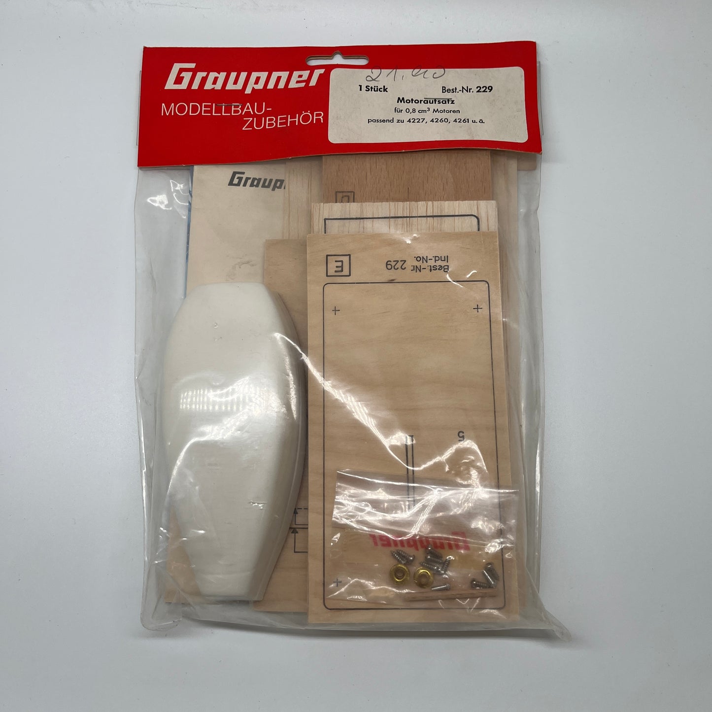 Graupner Motoraufsatz für 0.8 ccm Motoren