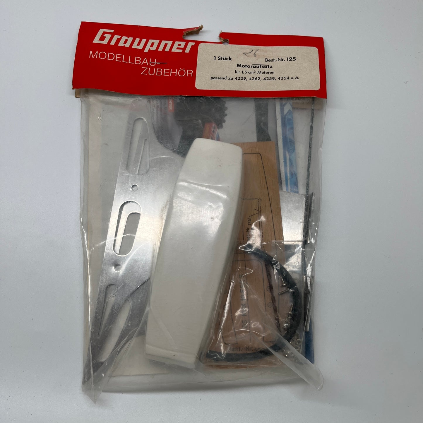 Graupner Motoraufsatz für 1.5ccm Motoren
