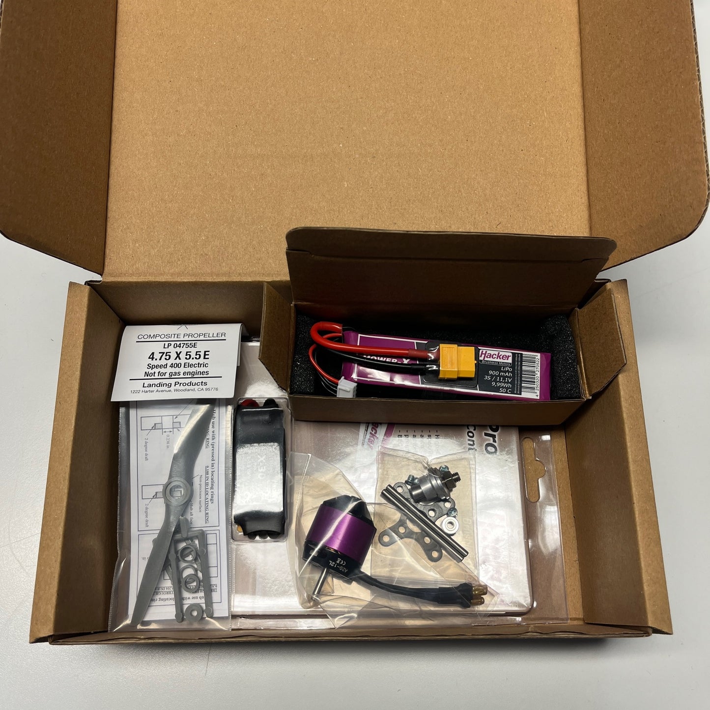 HACKER Motor / Antriebs-Kit (für Taschenflitzer)