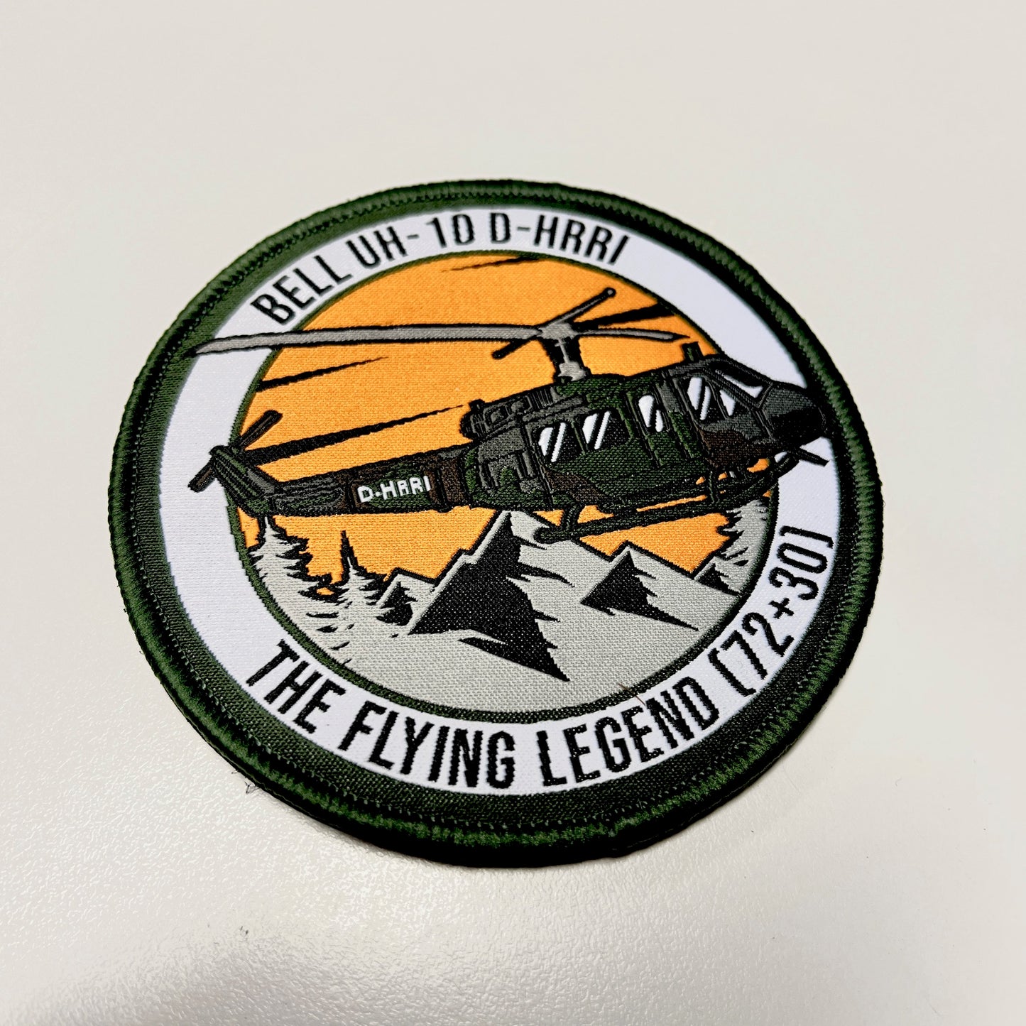 Bell UH-1D "Huey" D-HRRI Patch (ø 9,2 cm)