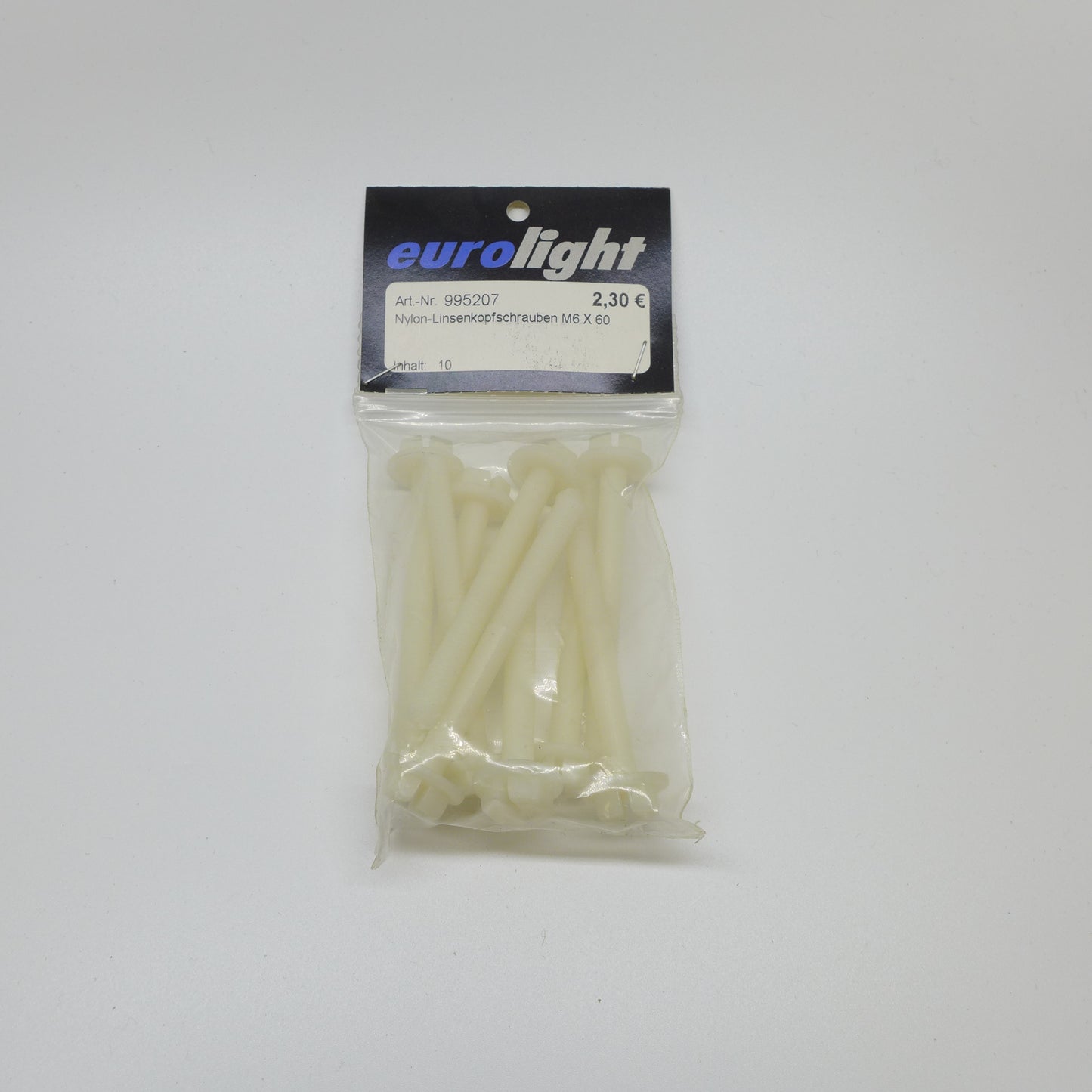 Nylon Linsenkopfschrauben M6 x 60