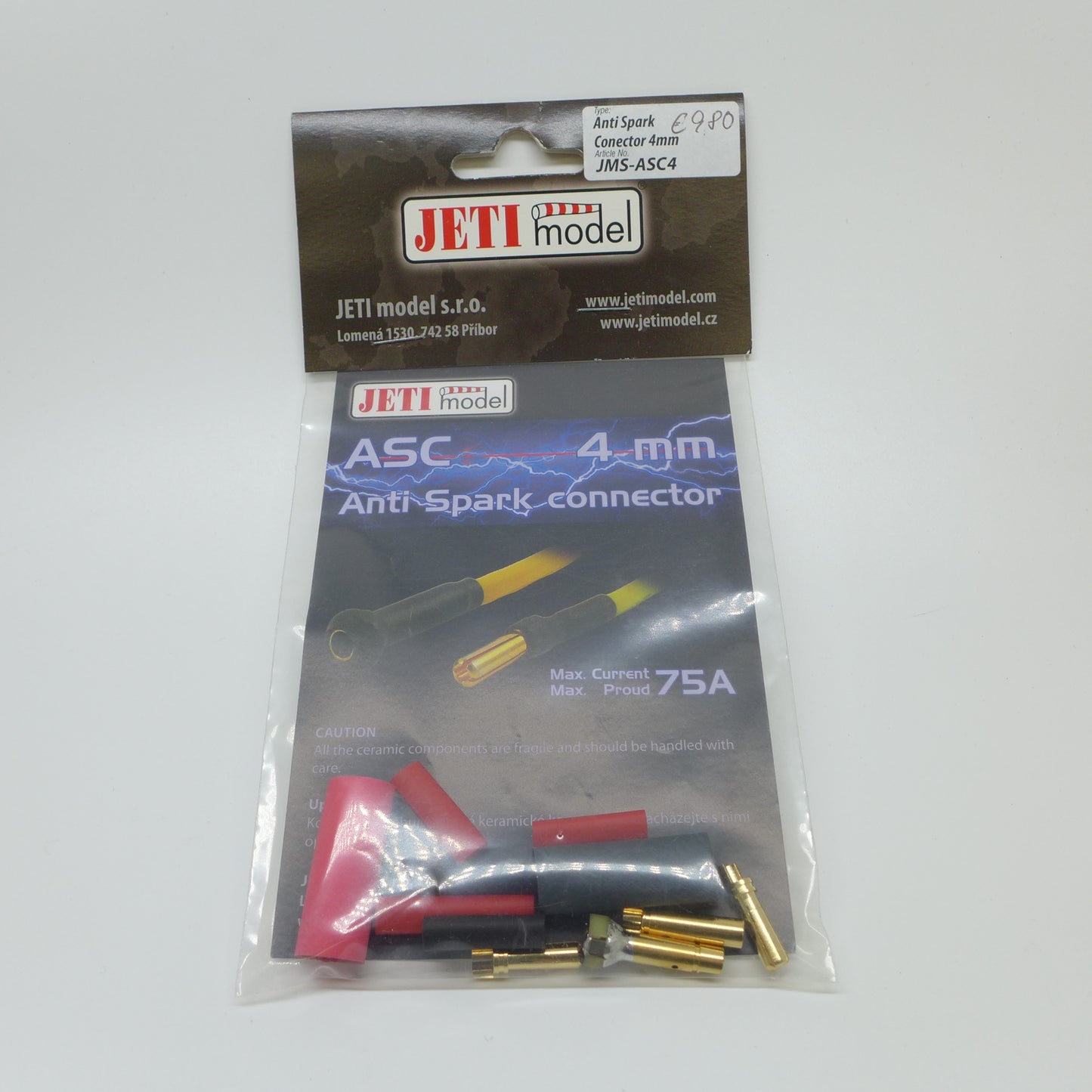 JETI Anti Spark Connector Stecker 4mm