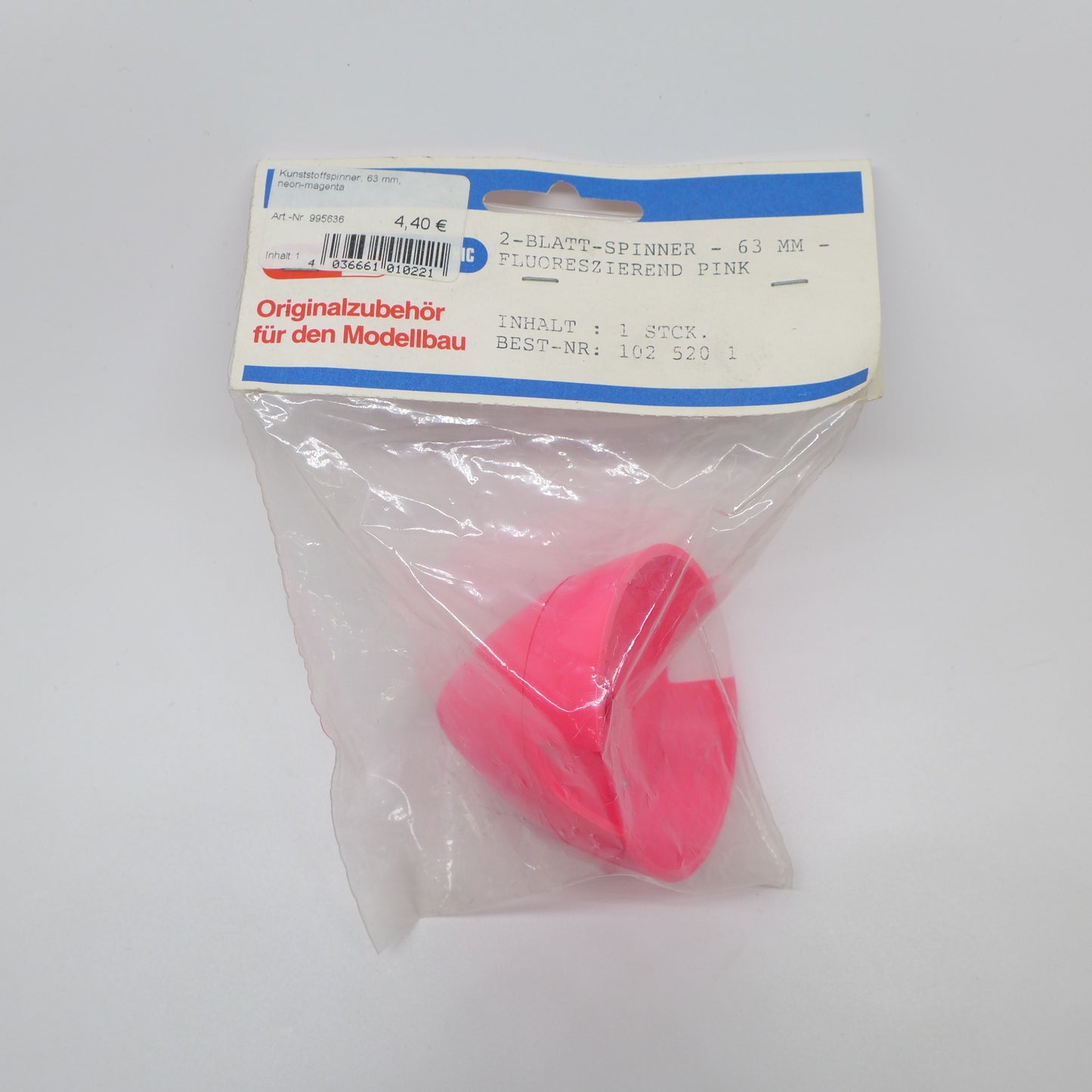 SIMPROP Kunststoff Spinner 63mm 2-Blatt (neon-magenta)