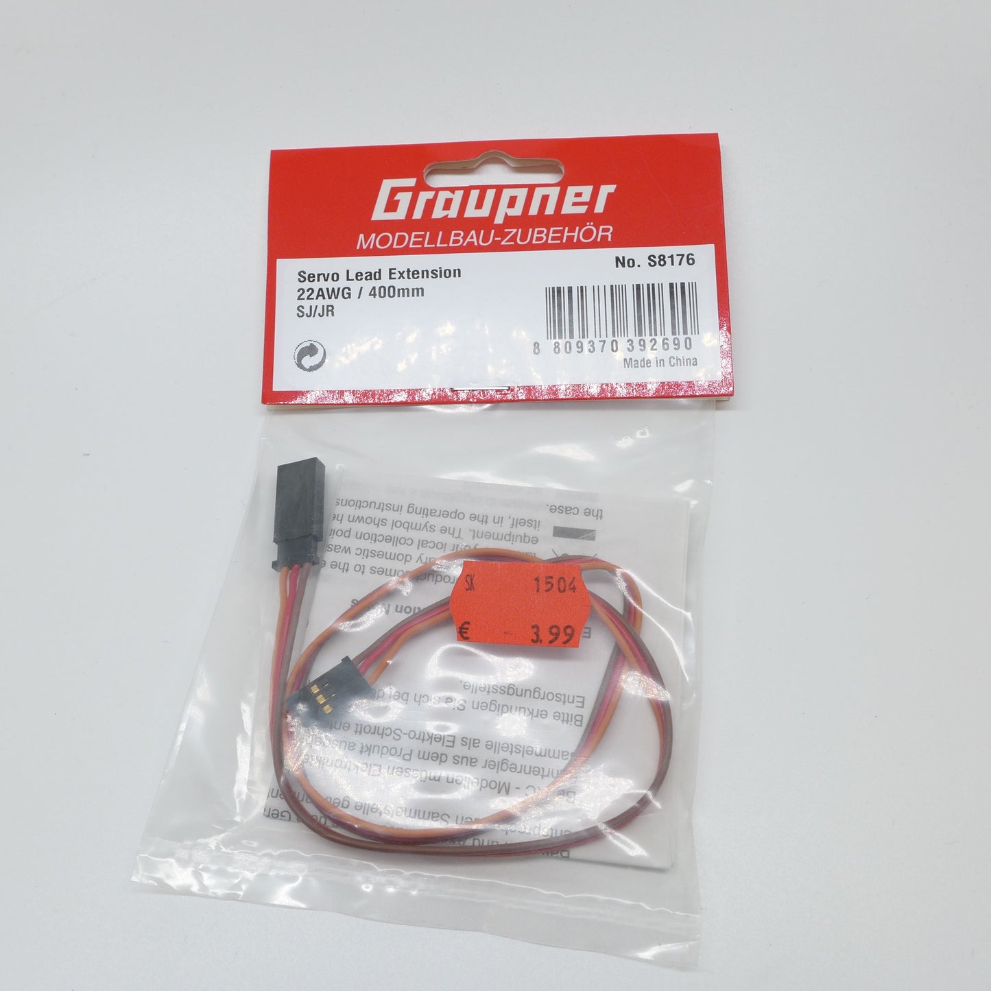 Servo Verlängerungskabel Graupner / JR 40 cm