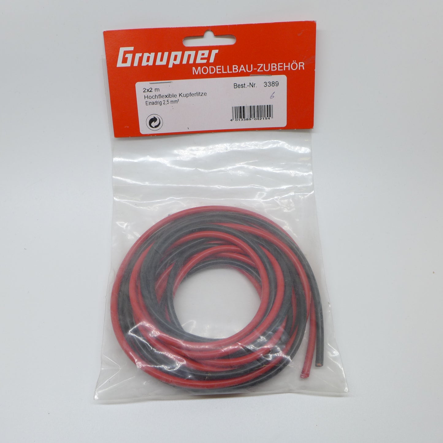 Hochflexible Kupferlitze 2,5mm (2x2m)
