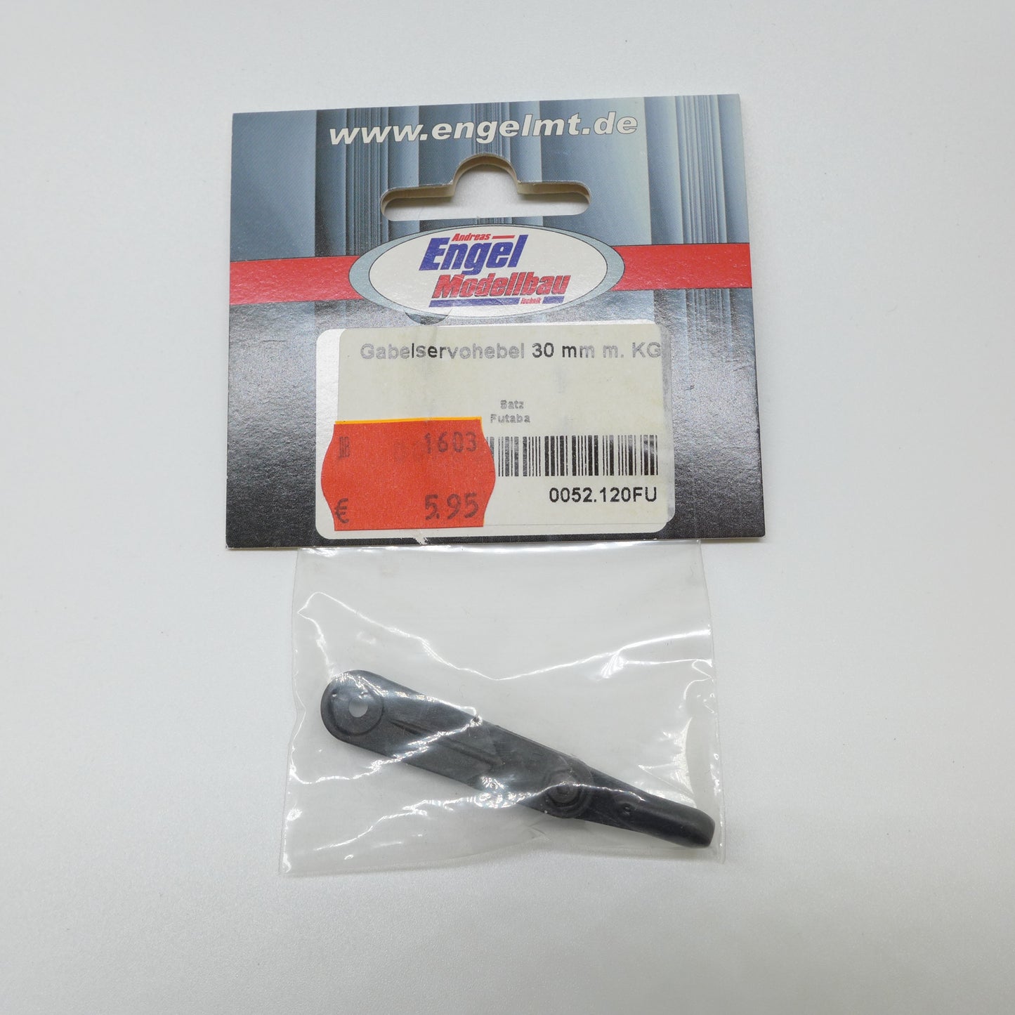 Gabelservohebel 30mm m. KG Futaba