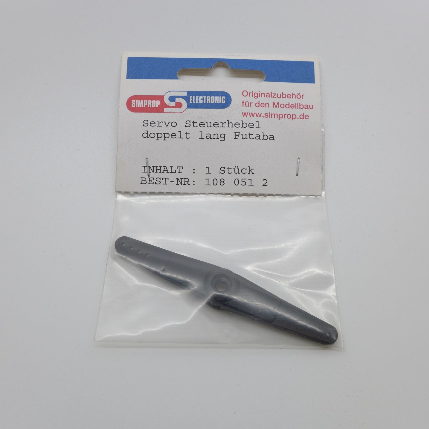 Servo Steuerhebel doppelt lang Futaba / SES / Robbe