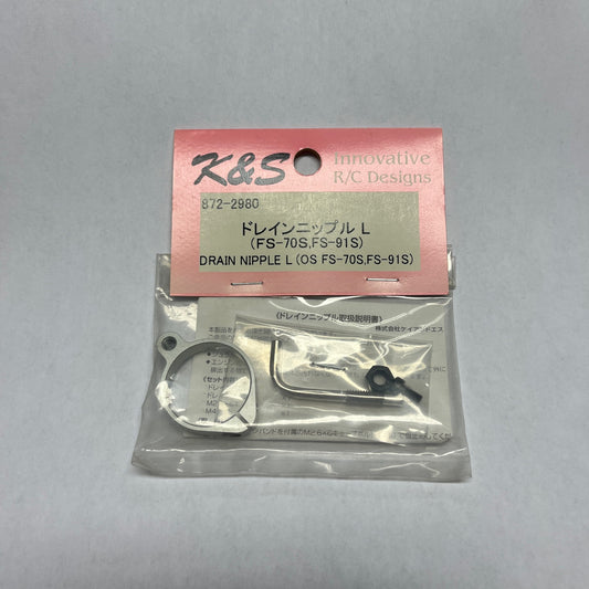 K&S 872-2980 Ablaufnippel L (FS-70S, FS-01S)