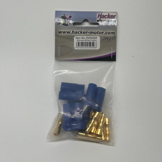 Hacker Goldstecker Set EC5 (5 Stück)