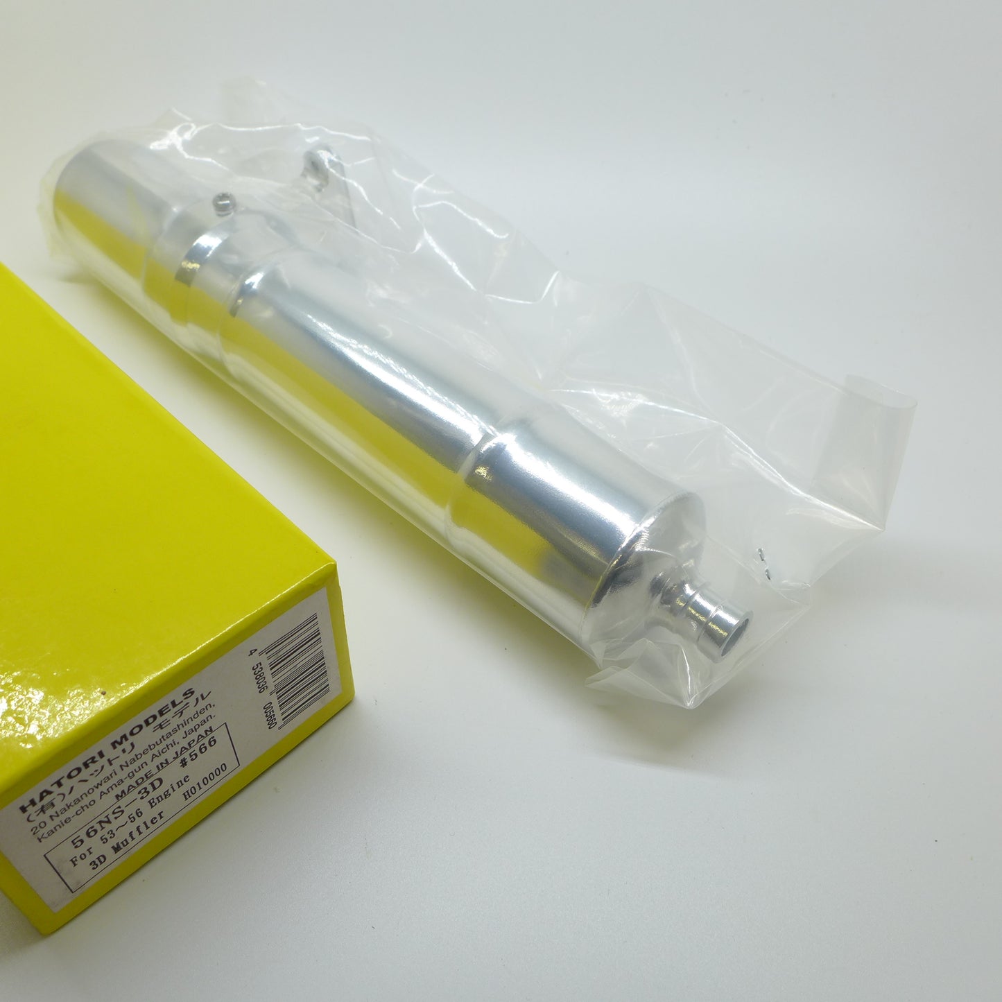 Hatori Schalldämpfer / Resorohr #566 56NS-3D Muffler (Made in Japan)