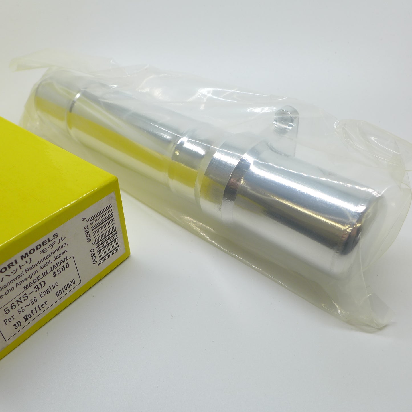 Hatori Schalldämpfer / Resorohr #566 56NS-3D Muffler (Made in Japan)