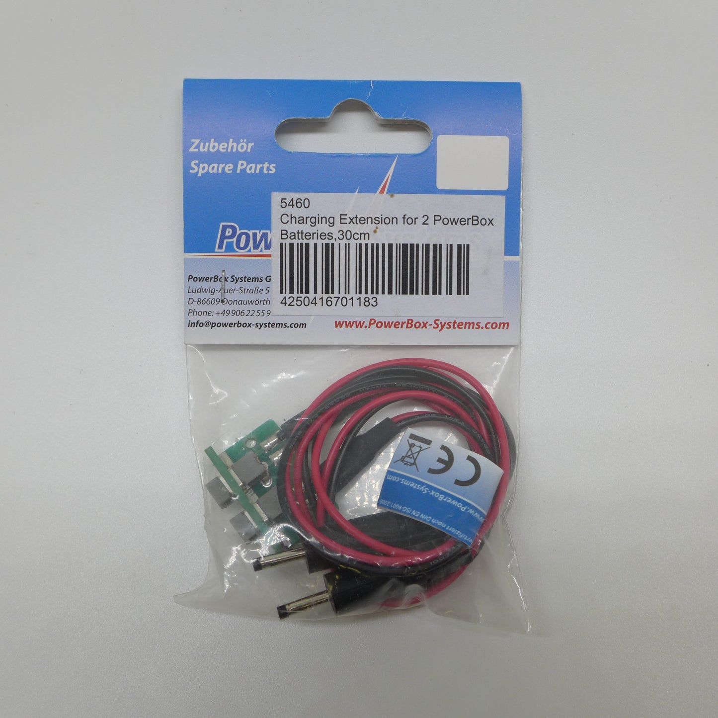 PowerBox Ladeverlängerung für 2 Akkus 30cm
