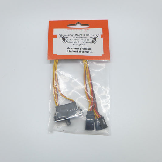 Graupner Premium Schalterkabel mit LB