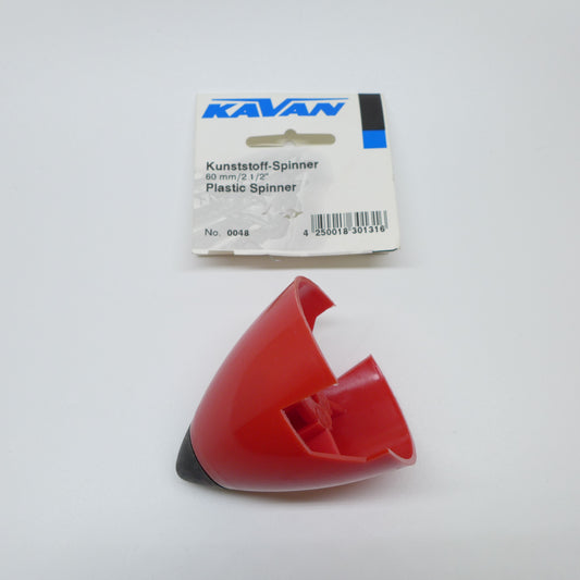 KAVAN Kunststoff Spinner 60mm 2 1/2" (rot)