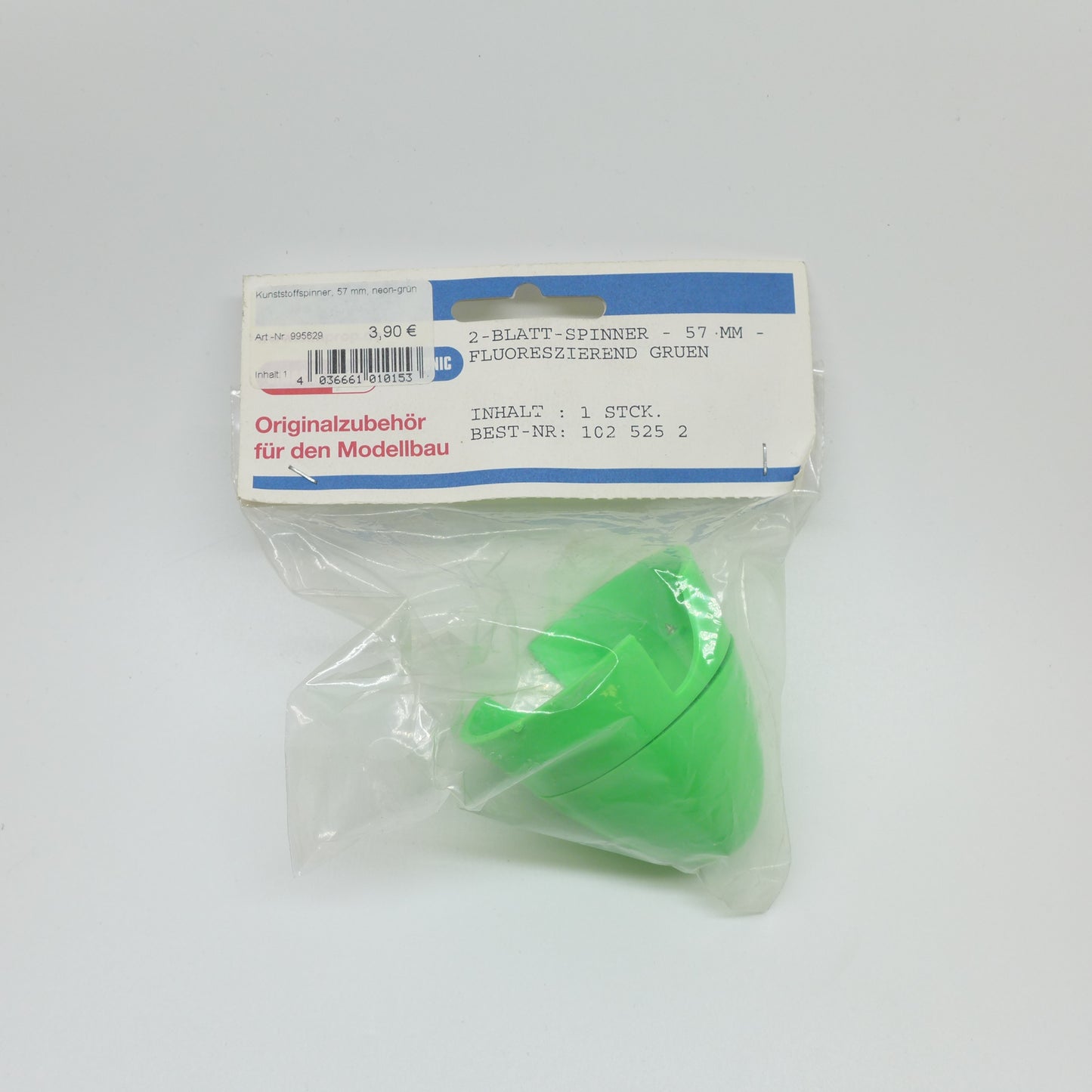SIMPROP Kunststoff Spinner 57mm 2-Blatt (neon-grün)