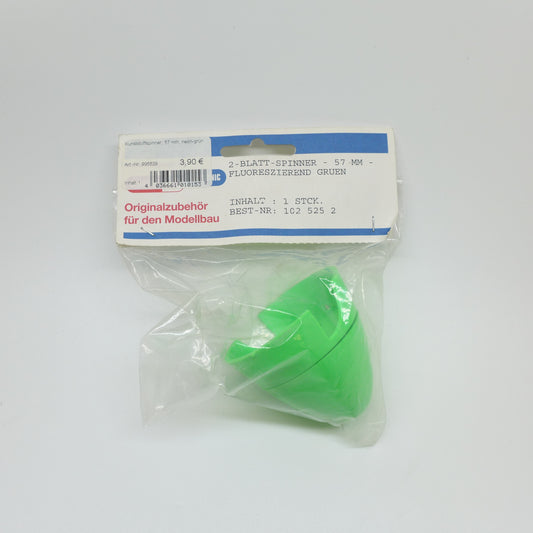 SIMPROP Kunststoff Spinner 57mm 2-Blatt (neon-grün)