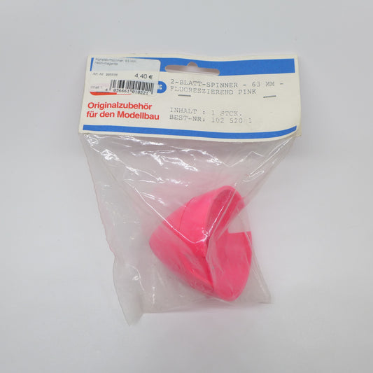 SIMPROP Kunststoff Spinner 63mm 2-Blatt (neon-magenta)
