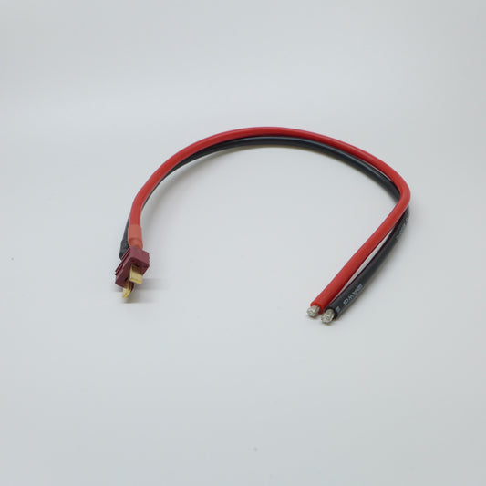 Akkukabel mit T-Stecker AWG12 30 cm