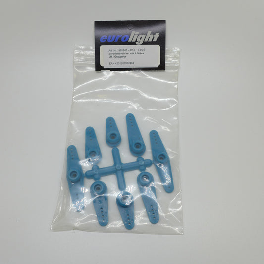 Servoabtrieb Set mit 8 Stück, JR / Graupner