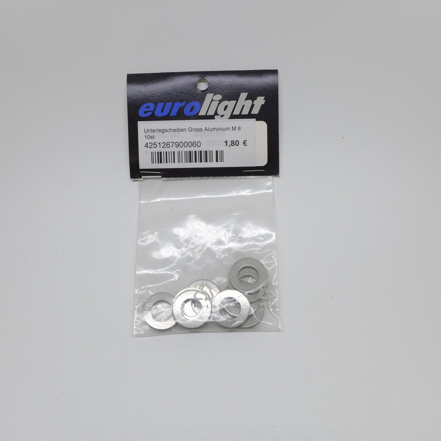 Unterlegscheiben Aluminium Groß M8